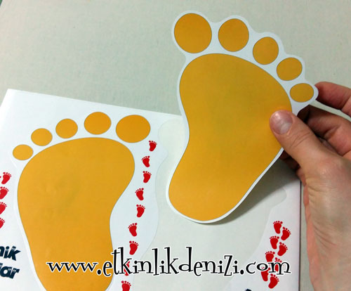 Ritmik Sayilar Ayak Izleri Yaz Sil