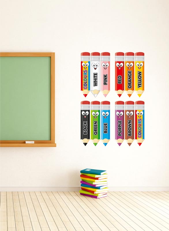 Colours (12 pieces) Wall decor